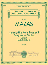75 Melodious and Progressive Studies Complete, Books 1-3, Op. 36